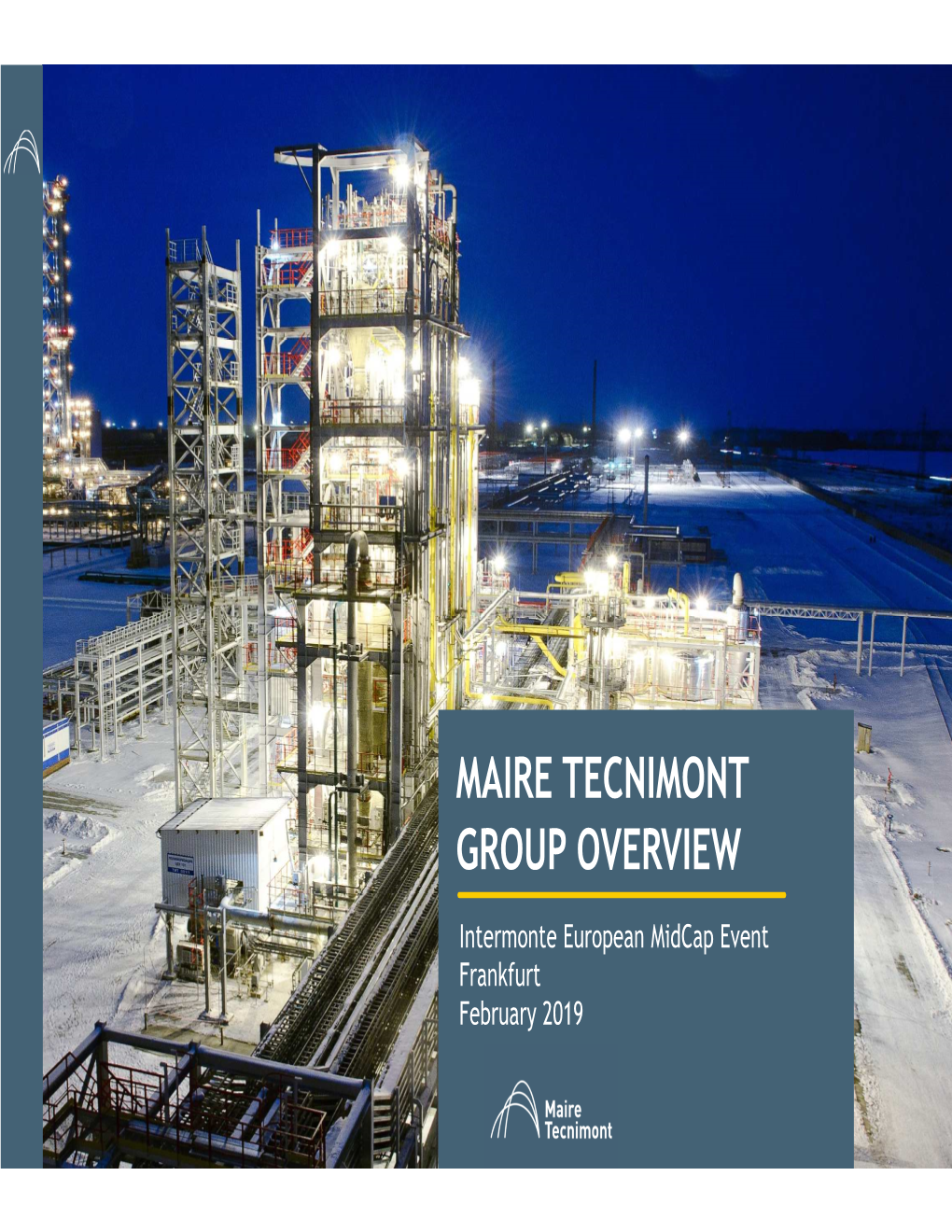 Maire Tecnimont Group Overview
