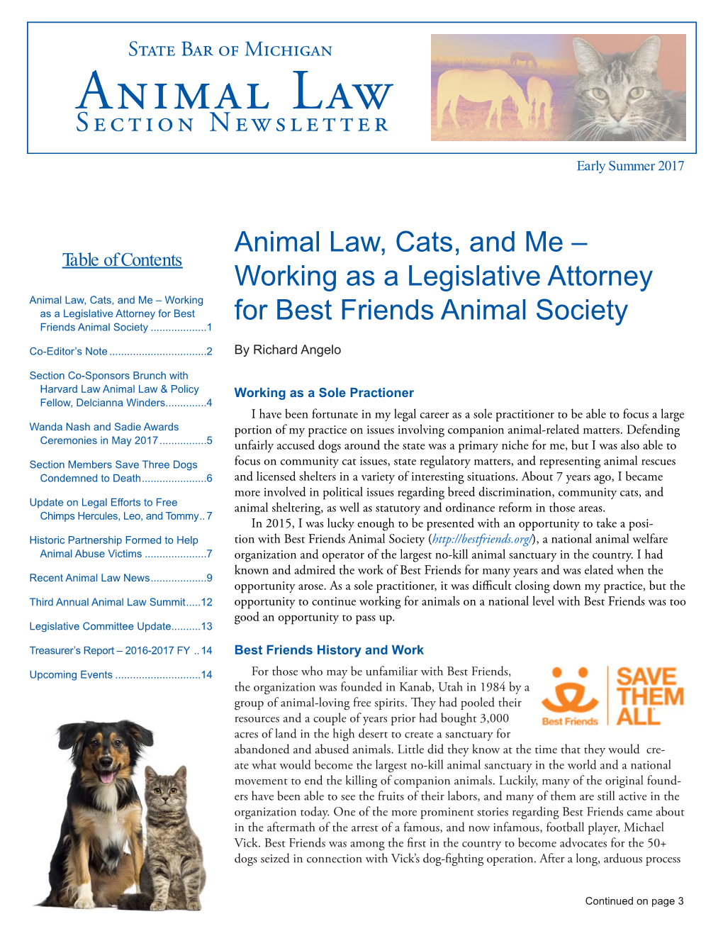 Animal Law Newsletter