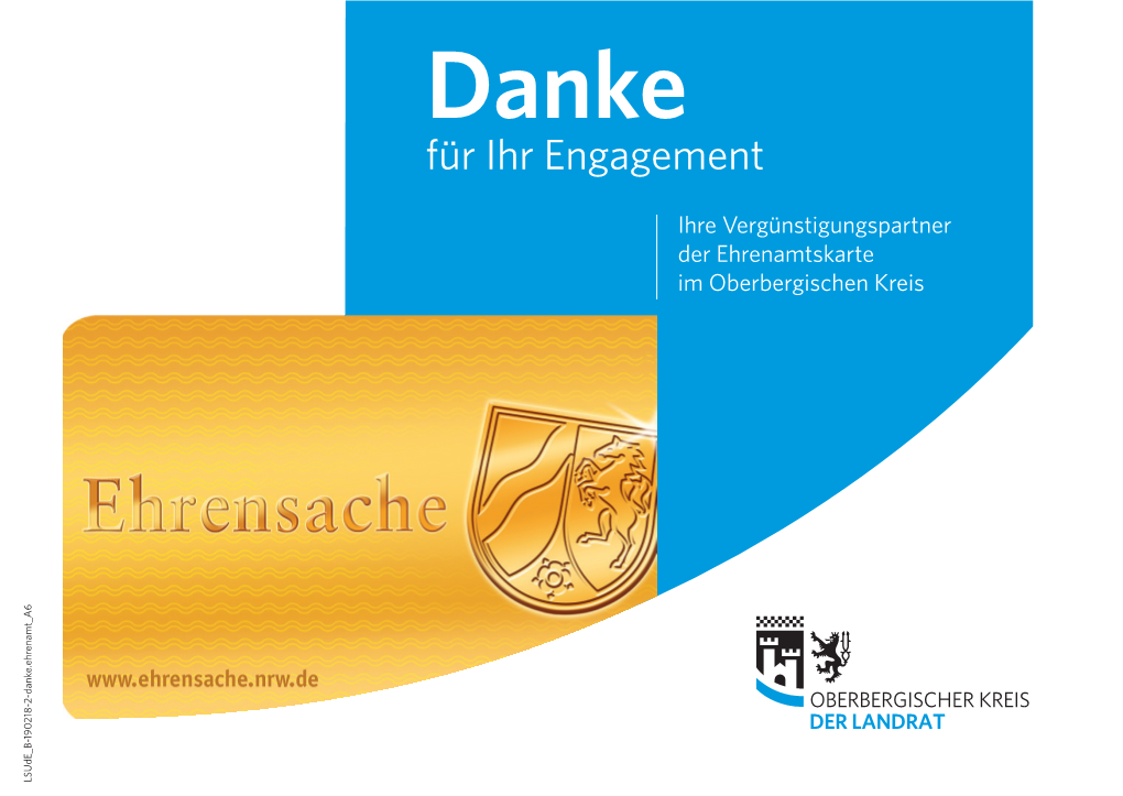 Danke Für Ihr Engagement