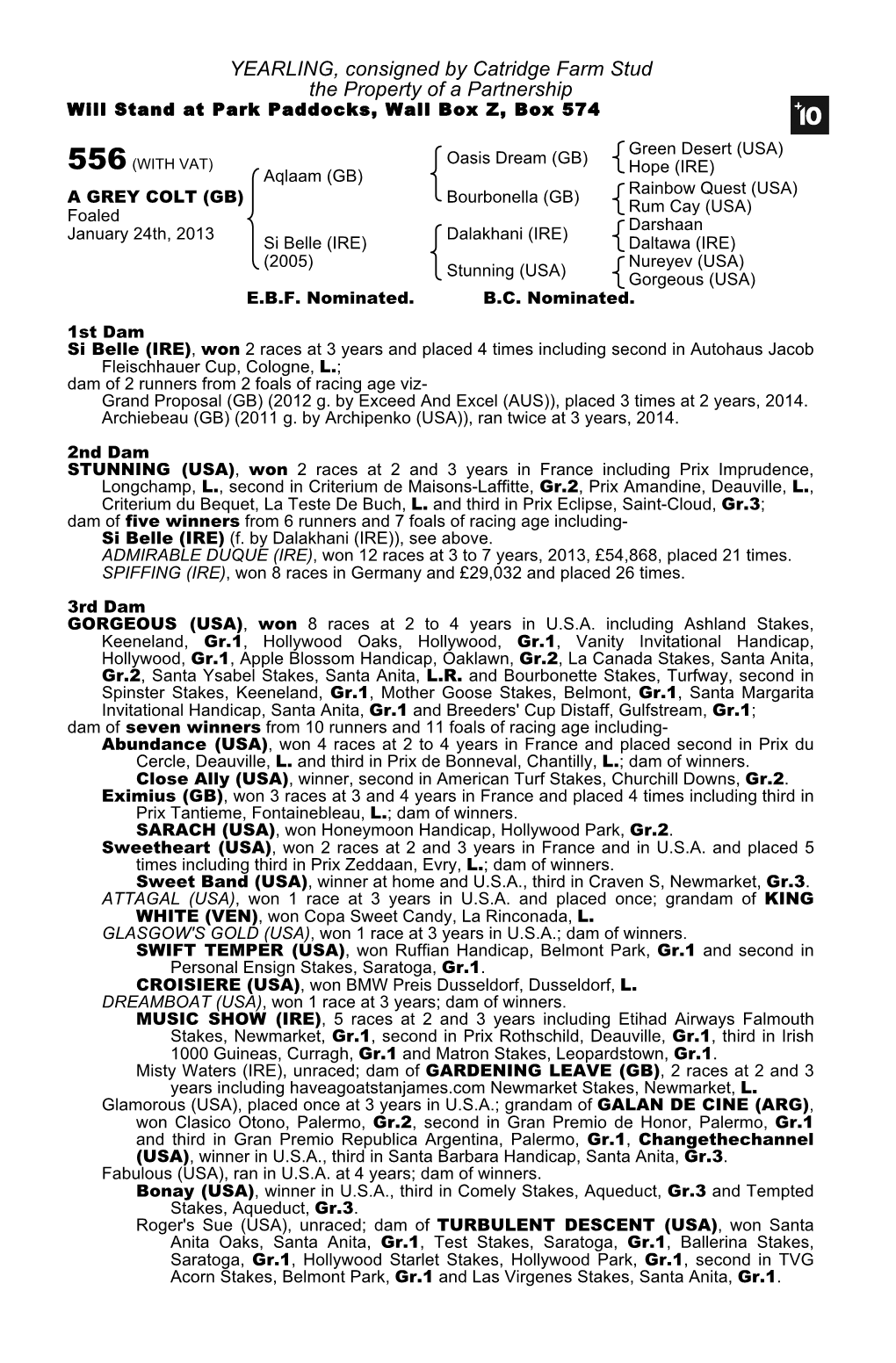 Tattersalls October Yearling Sale Book 1