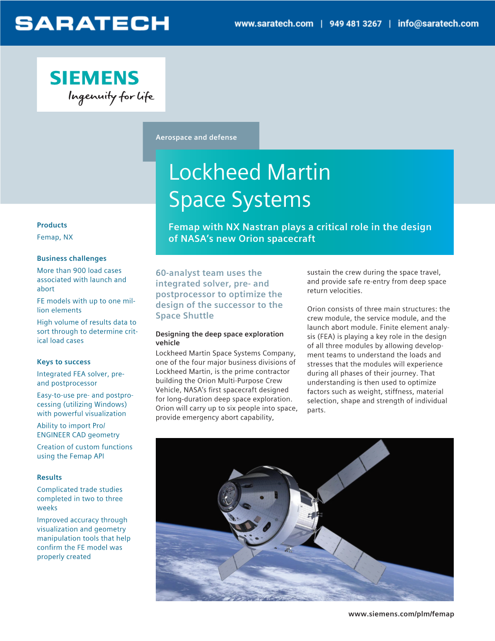 Siemens PLM Lockheed Martin (Femap)