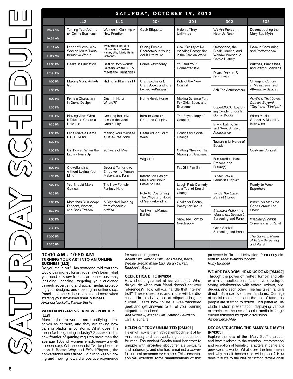 Sa Turda Y Schedule