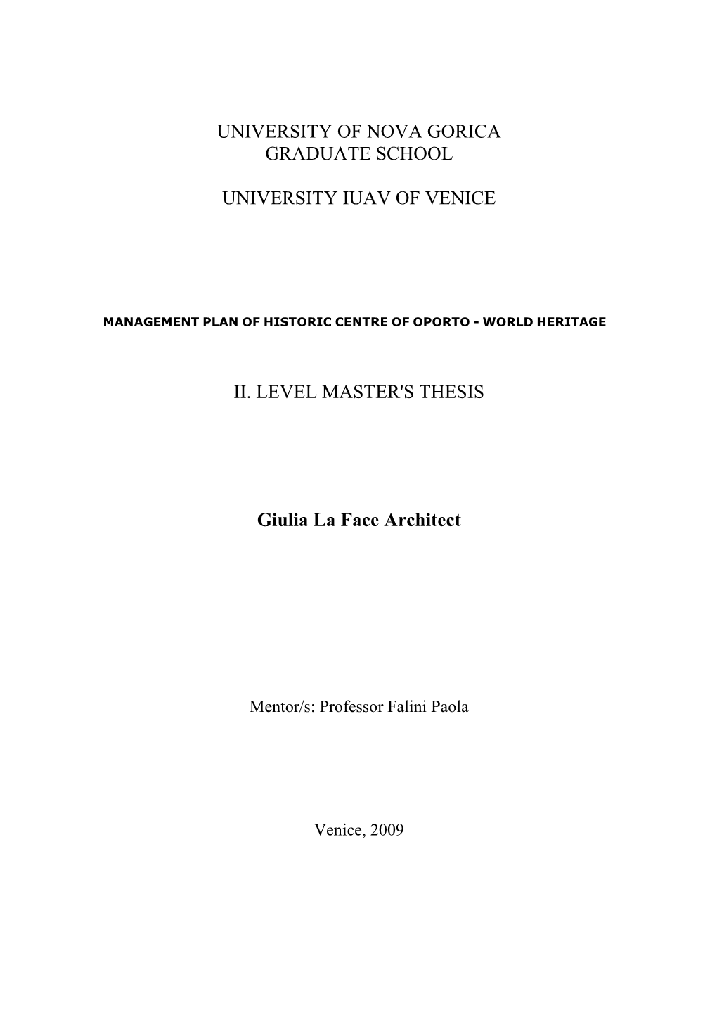 Master Thesis La Face Giulia Final Version