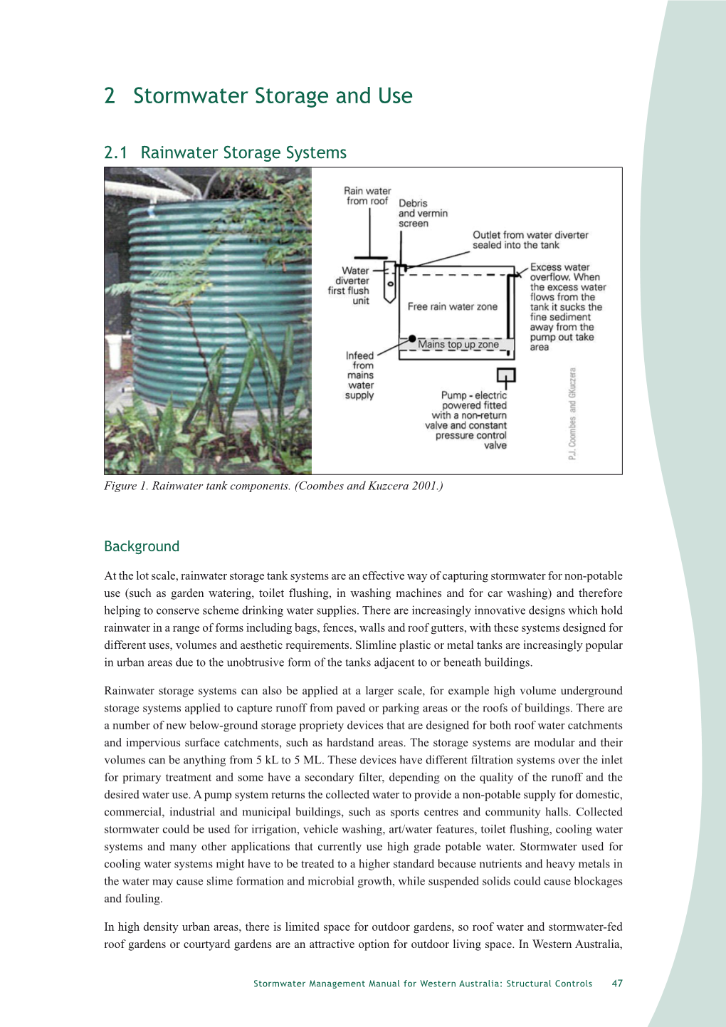 2 Stormwater Storage and Use