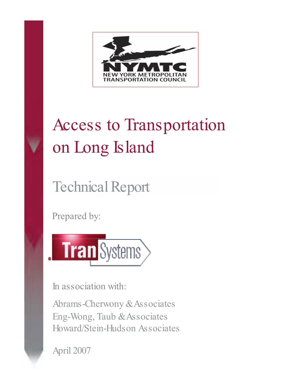 Access to Transportation on Long Island