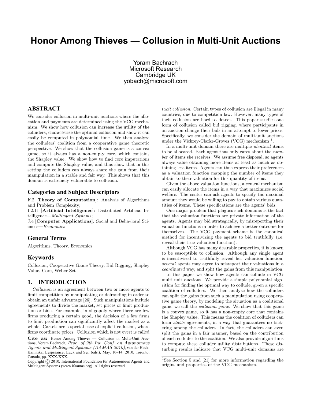 Collusion in Multi-Unit Auctions