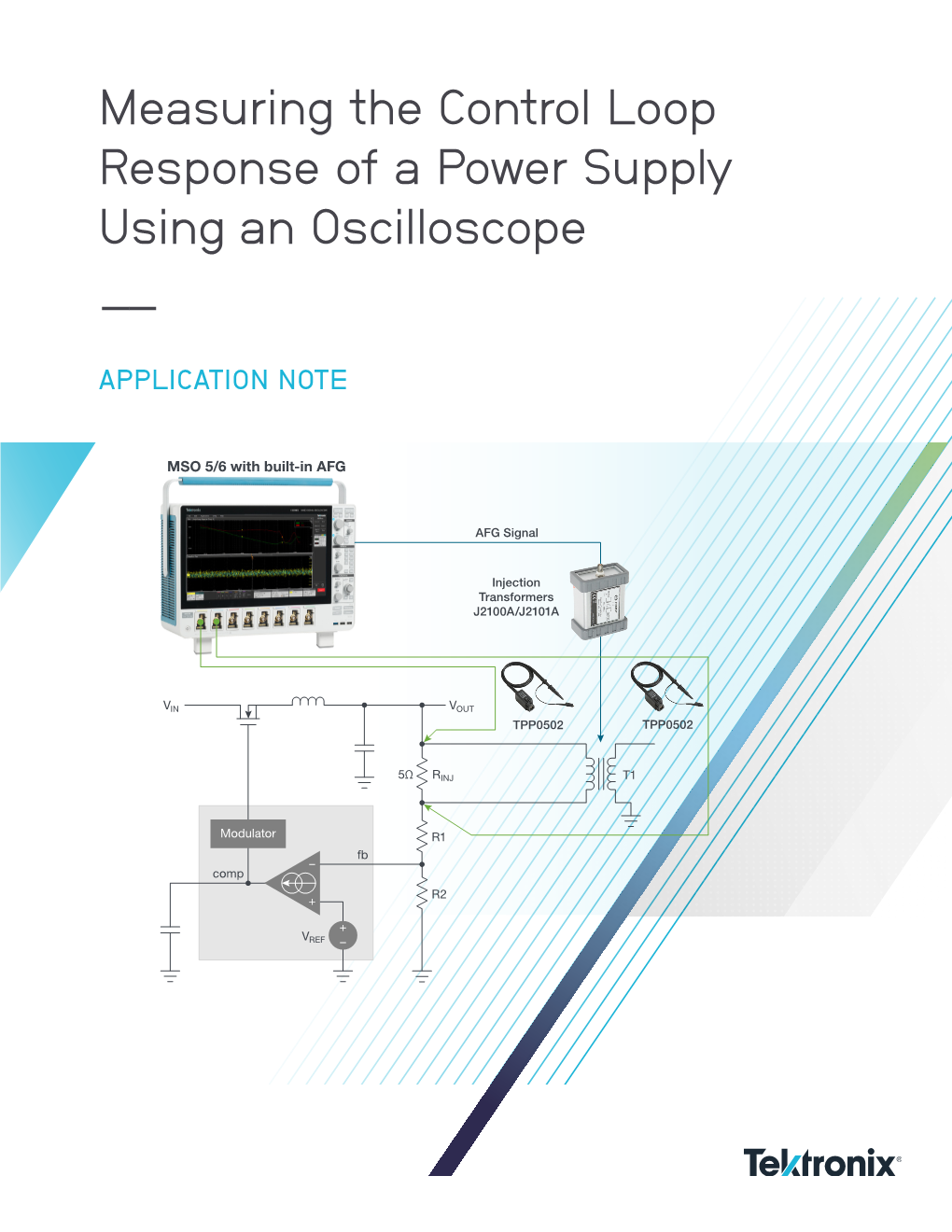 Measuring the Control Loop Response of a Power Supply Using an Oscilloscope ––