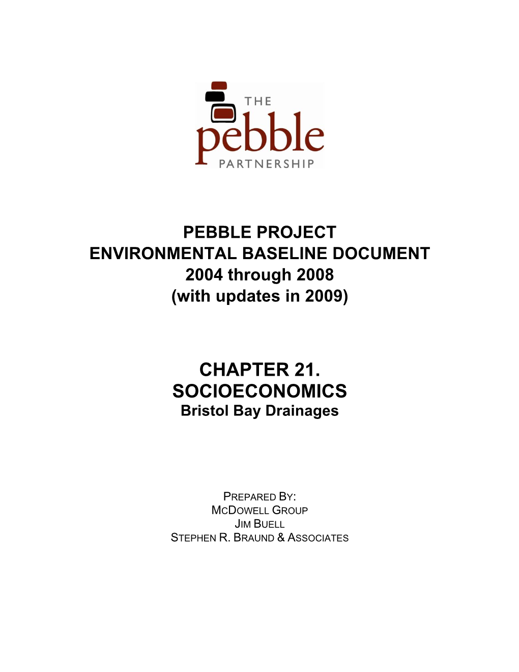 Chapter 21: Socioeconomics (Bristol Bay Drainages)