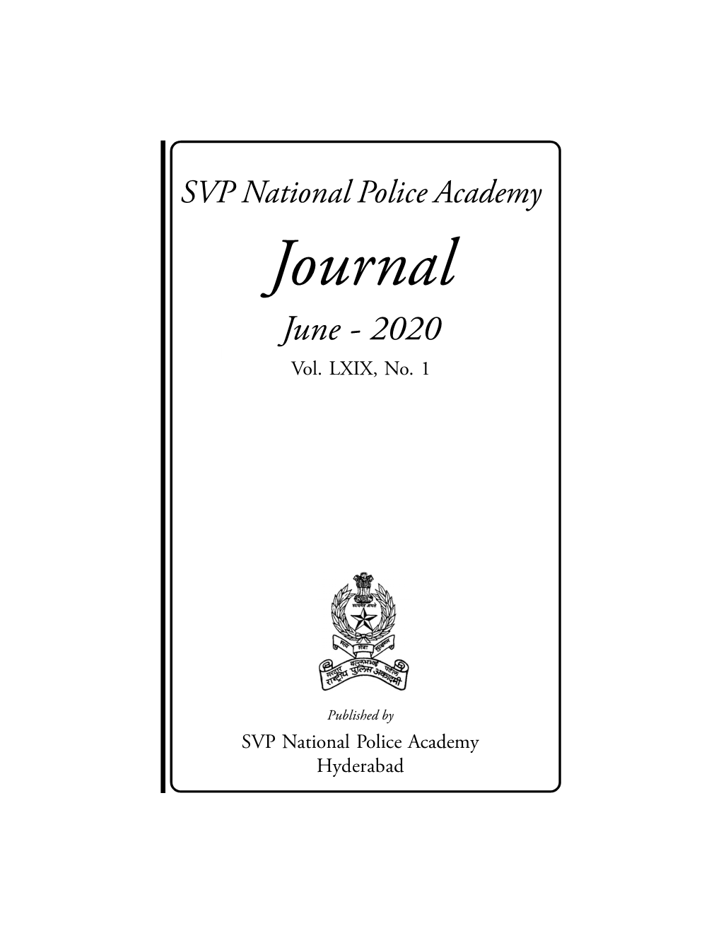 Journal June - 2020 Vol