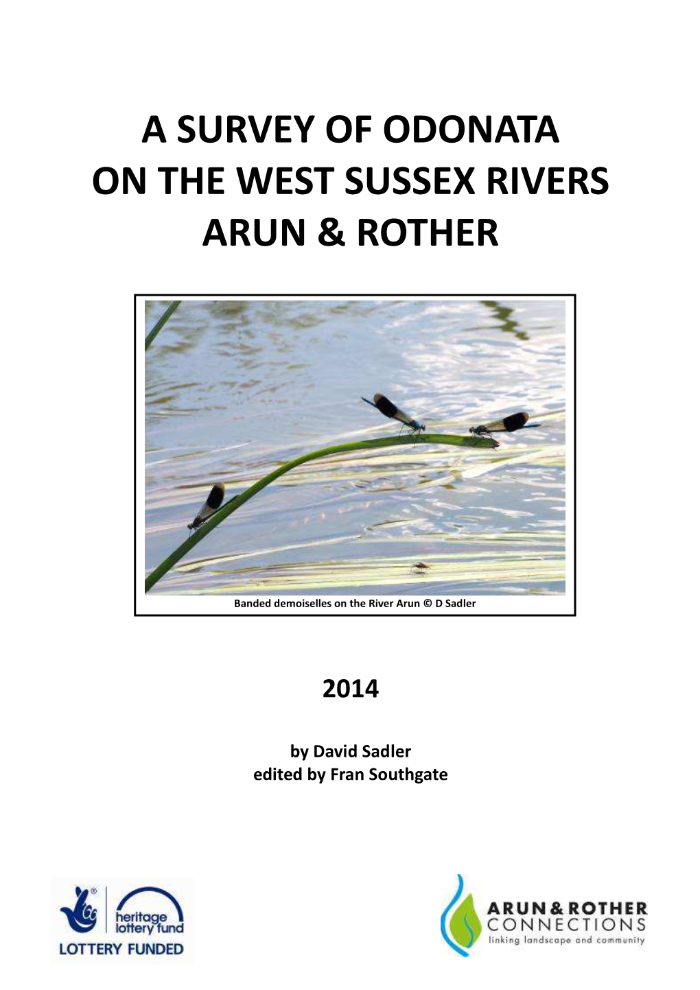 A Survey of Odonata on the West Sussex Rivers Arun & Rother