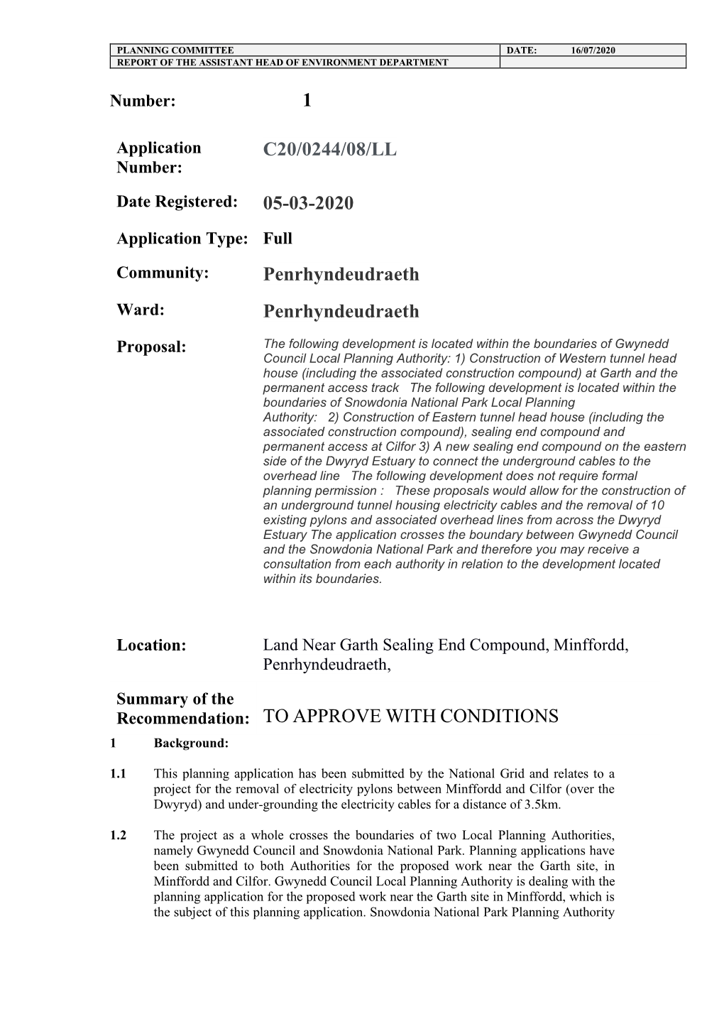 Land Near Garth Sealing End Compound Minffordd.Pdf