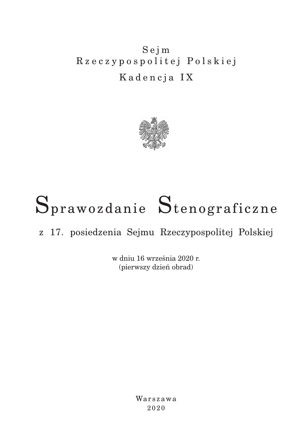 Sejm Rzeczypospolitej Polskiej Kadencja IX