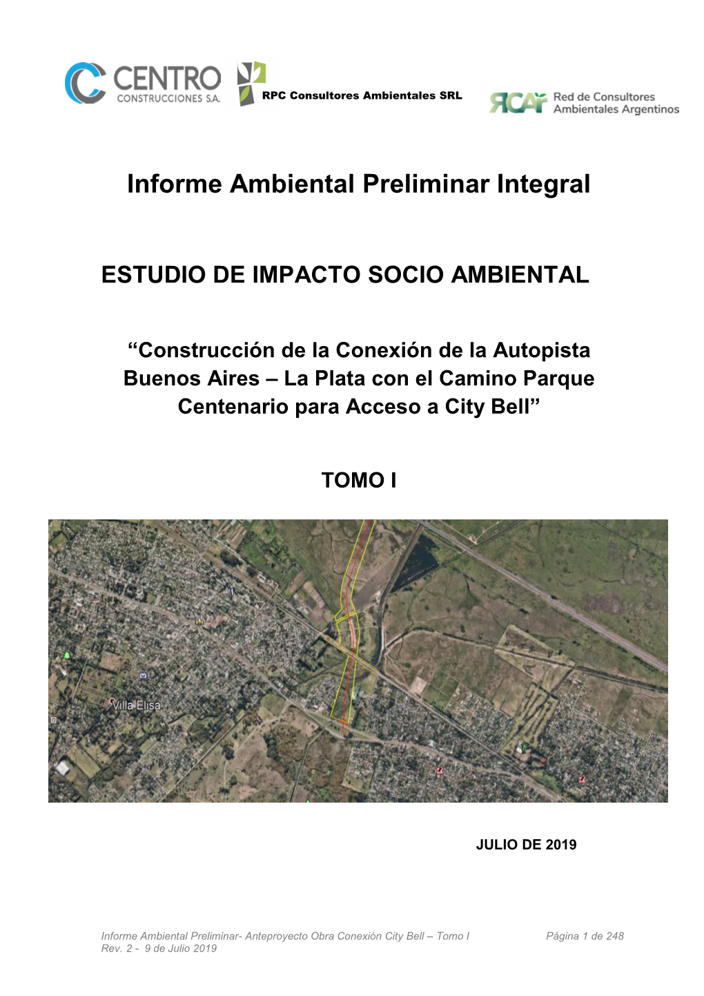 Informe Ambiental Preliminar Integral