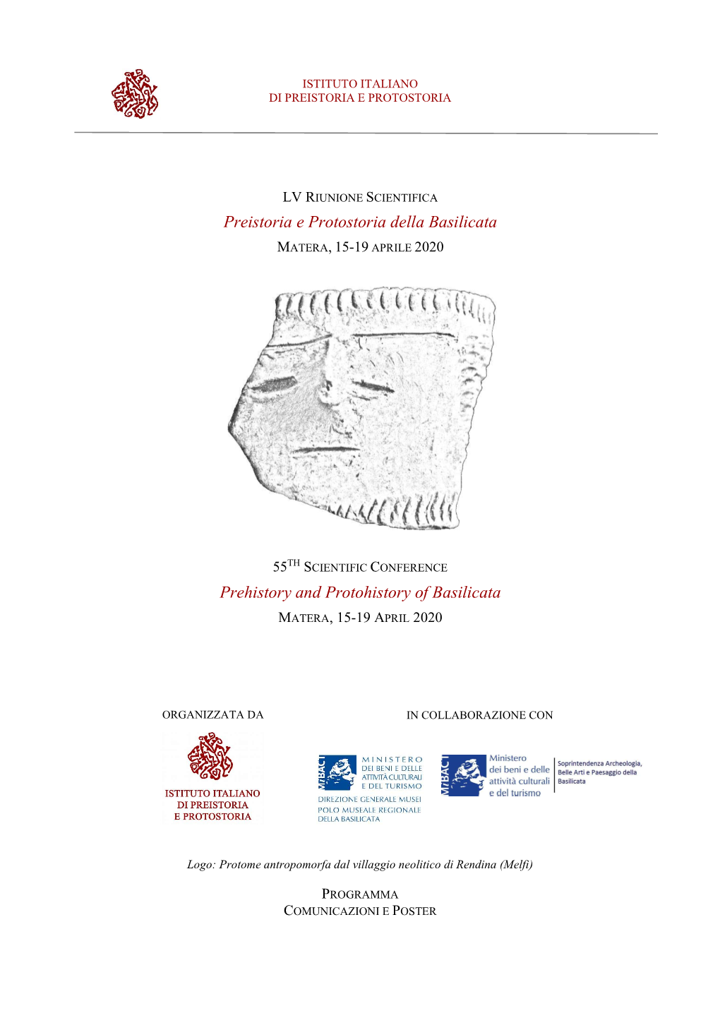 Preistoria E Protostoria Della Basilicata Prehistory And