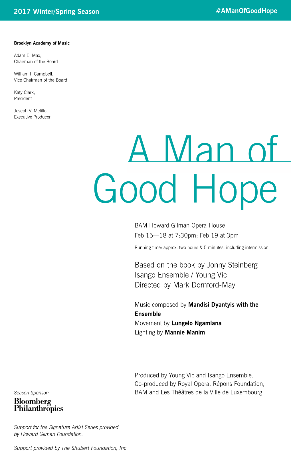 A Man of Good Hope