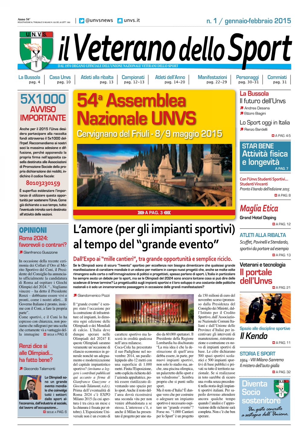 54A Assemblea Nazionale UNVS”