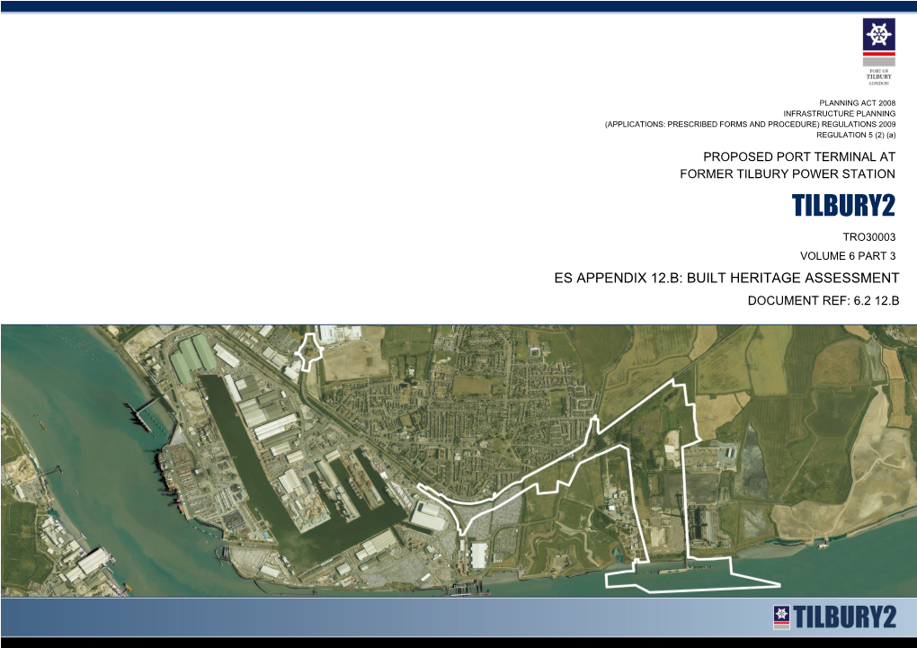 Proposed Port Terminal at Former Tilbury Power Station Tilbury2