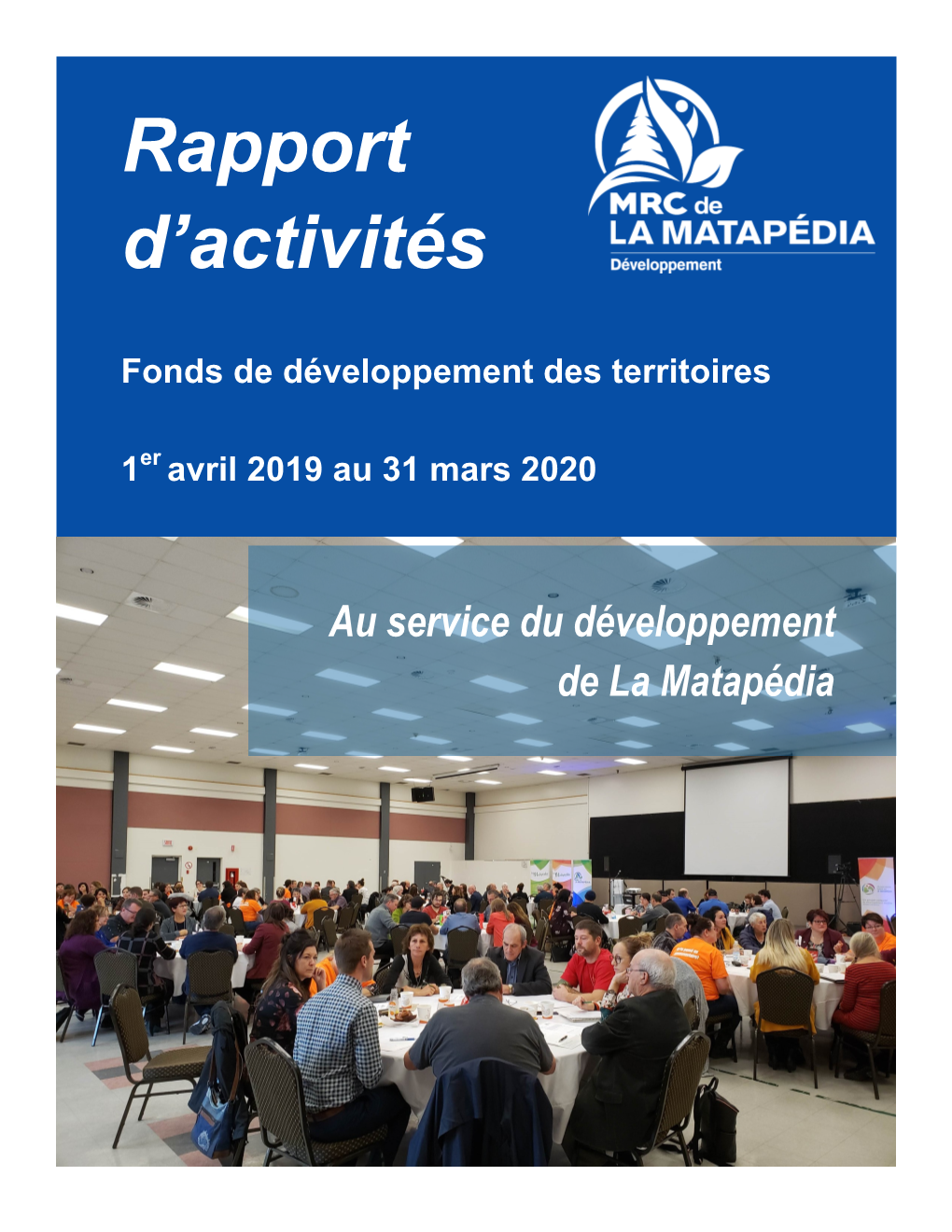 Rapport D'activités