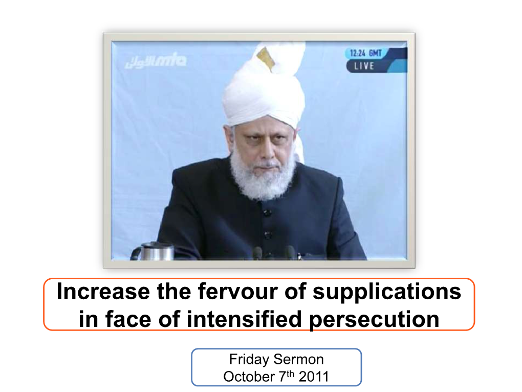 Friday Sermon Slides