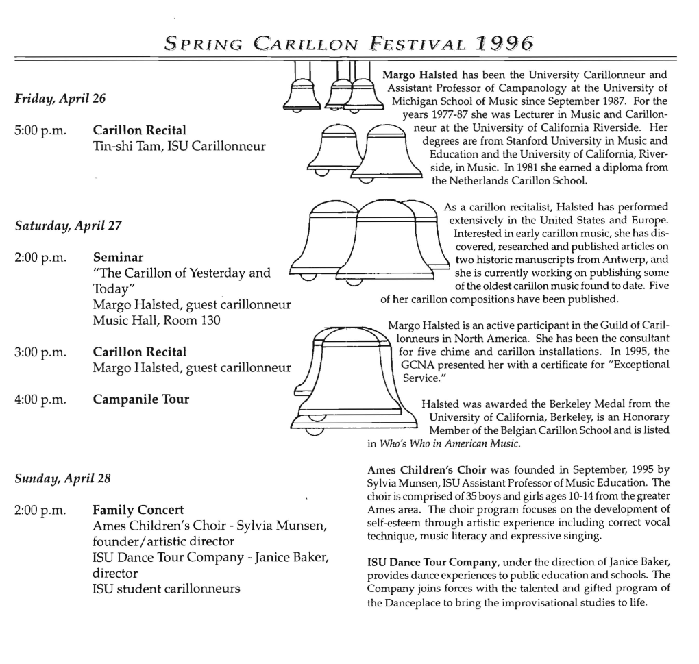 S'pring Carill-O'n Festival 1996