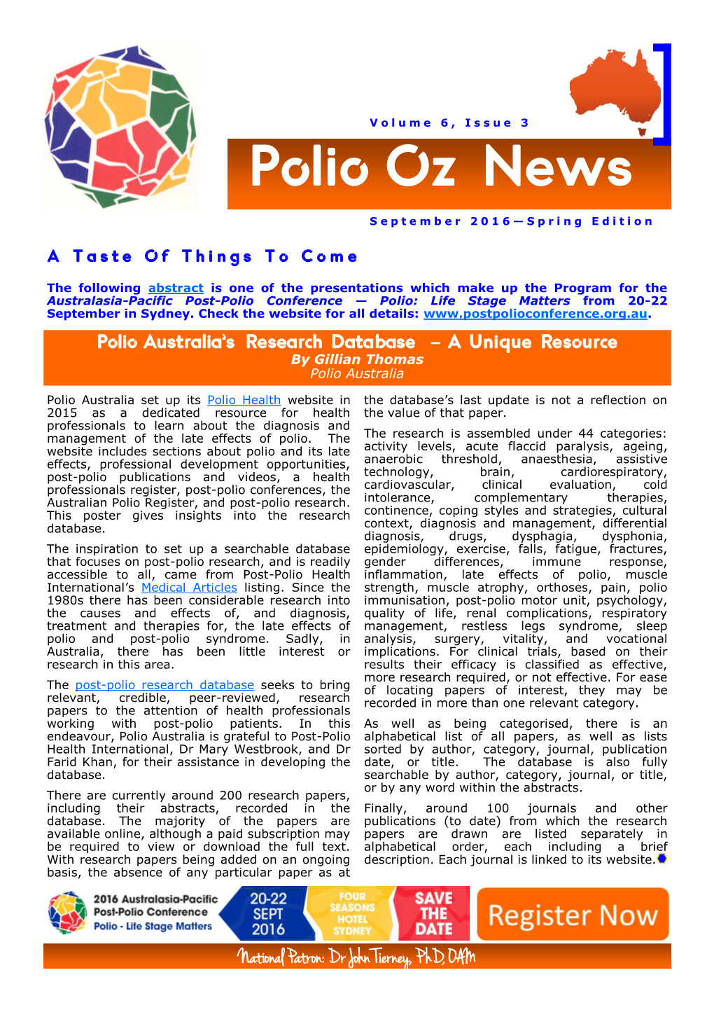Polio Oz News