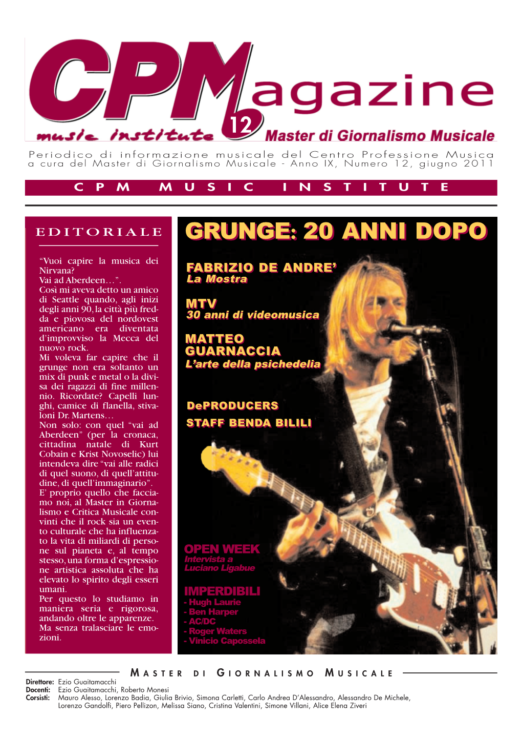 Grunge: 20 Anni Dopo