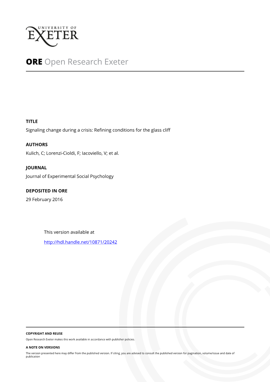 2015 Kulich Et Al JESP Accepted Version.Pdf