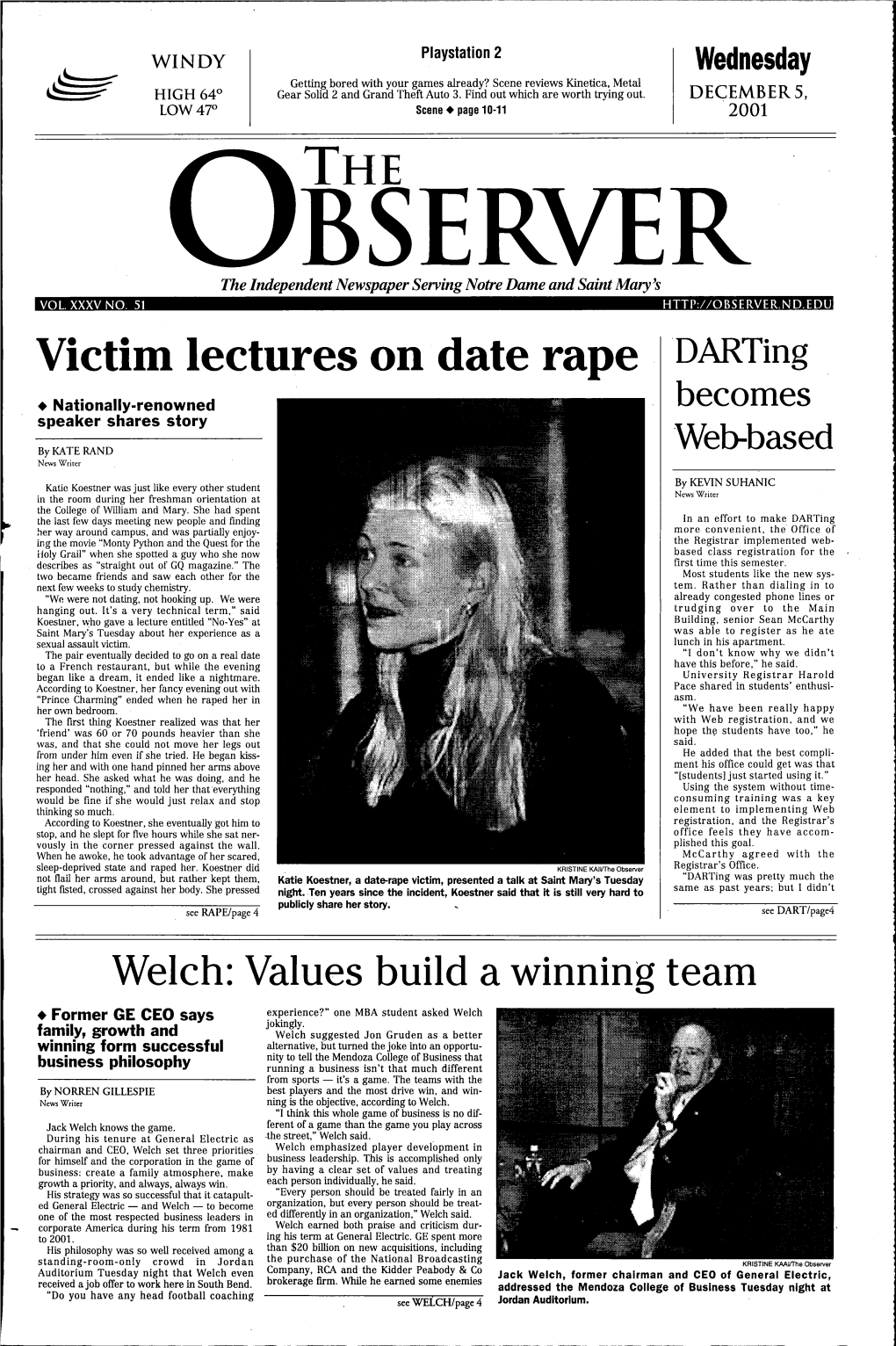 Victim Lectures on Date Rape 'Darting