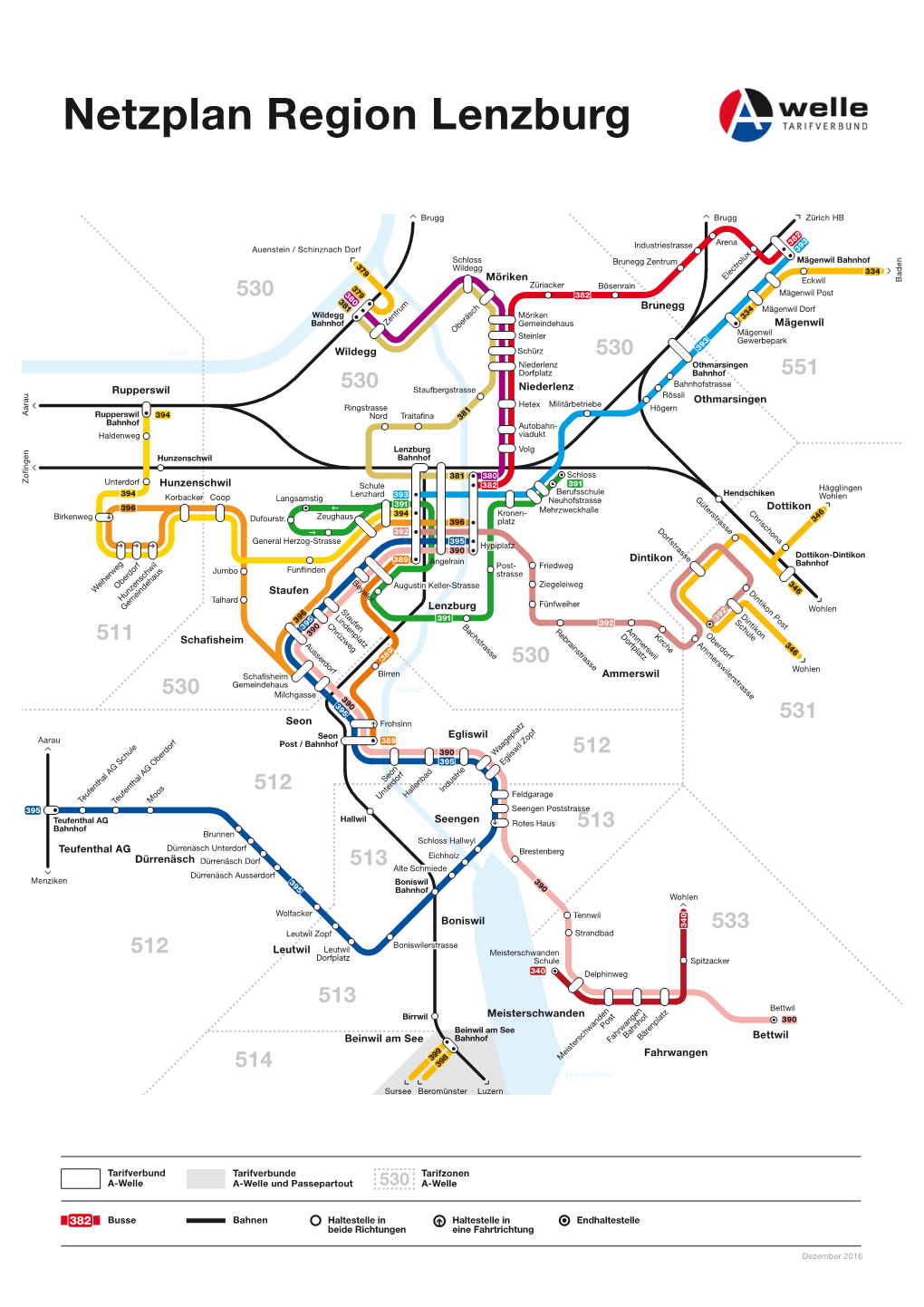 Netzplan Region Lenzburg