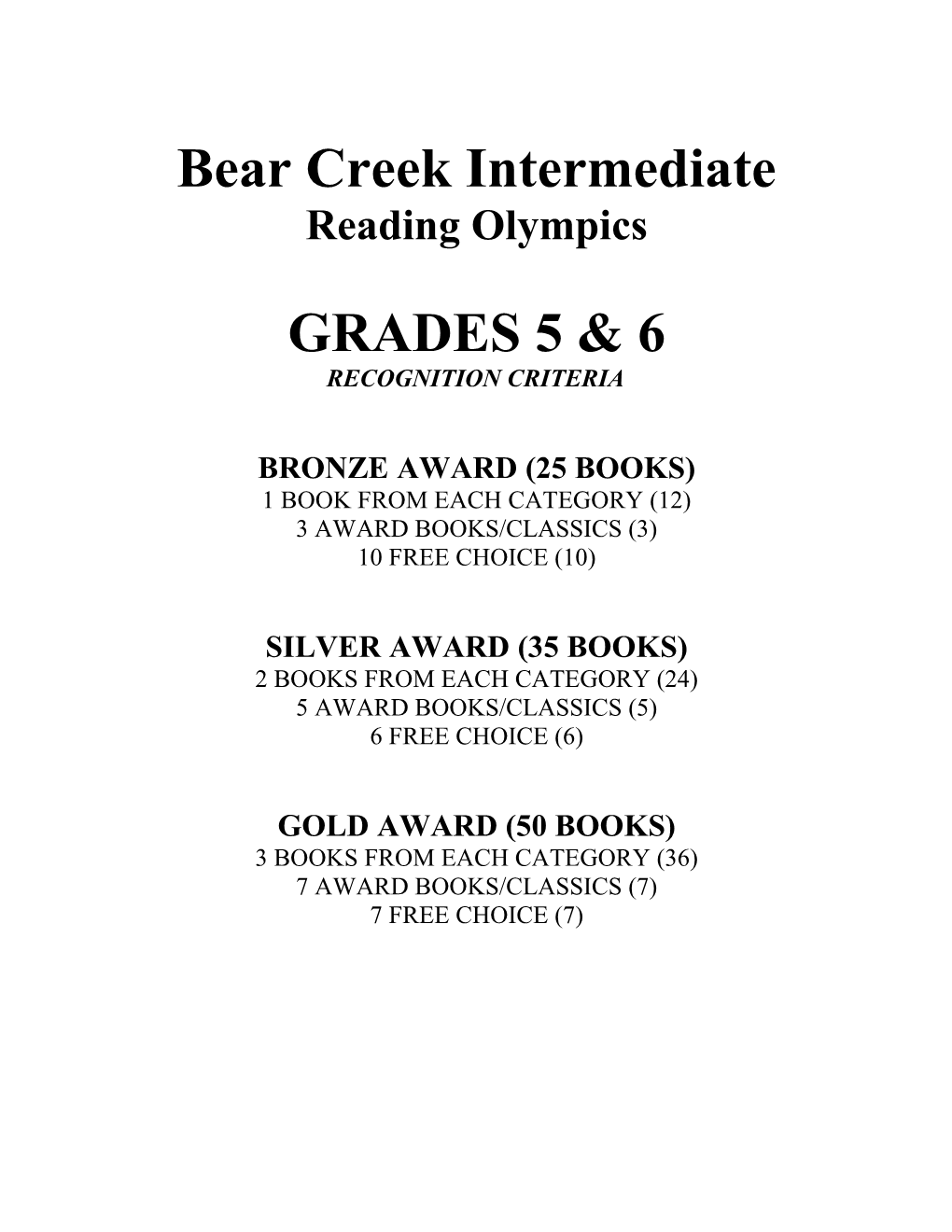 Bear Creek Intermediate