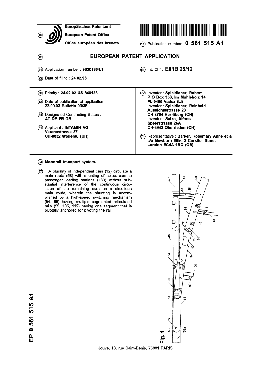 Monorail Transport System