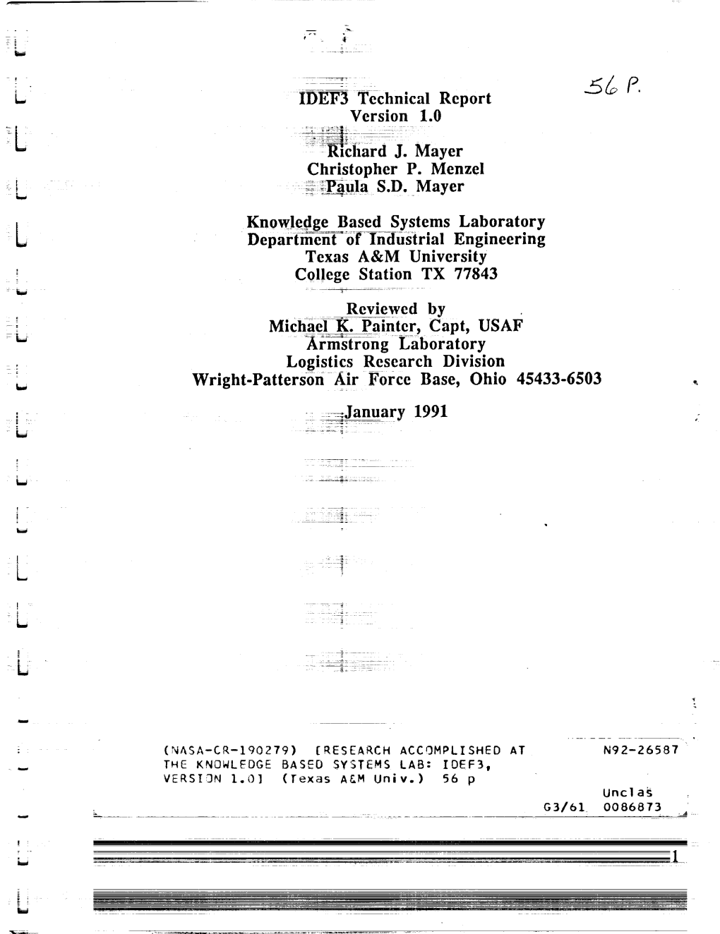 H)EF3 Technical Report Version 1.0 Chard J. Mayer Christopher P