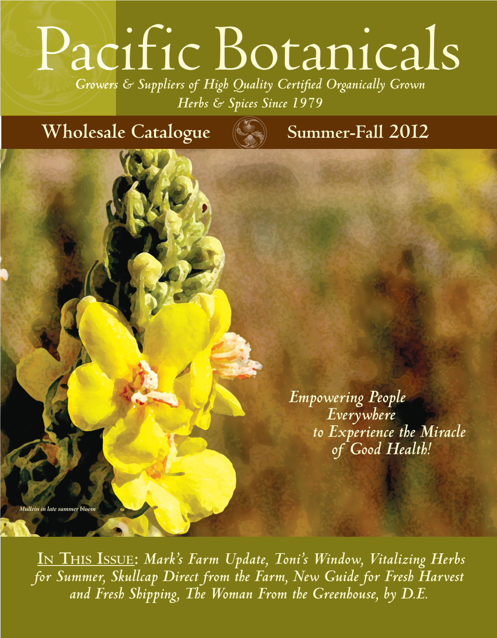 Wholesale Catalogue Summer-Fall 2012