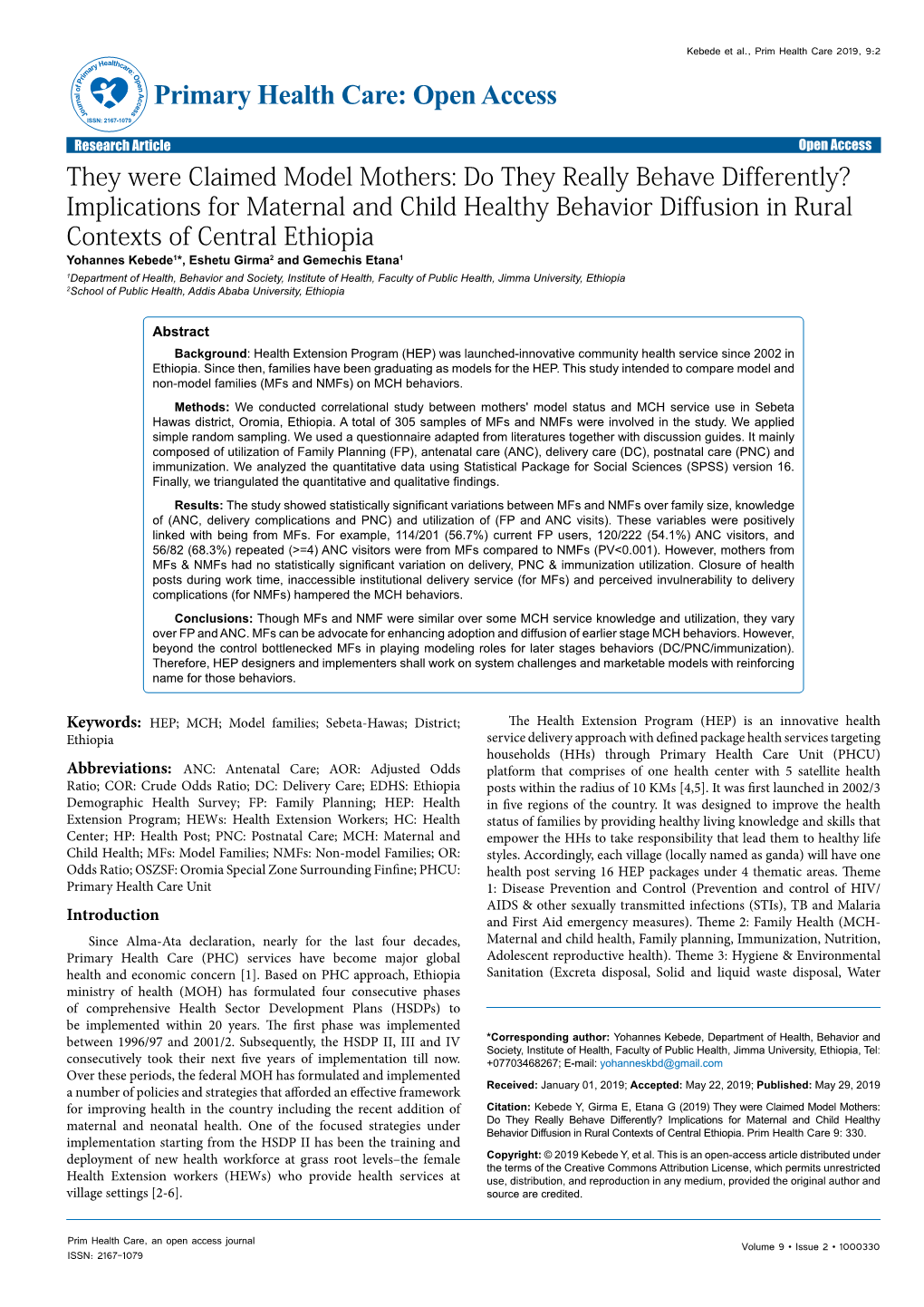 Do They Really Behave Differently? Implications for Maternal and Child Healthy Behavior Diffusi