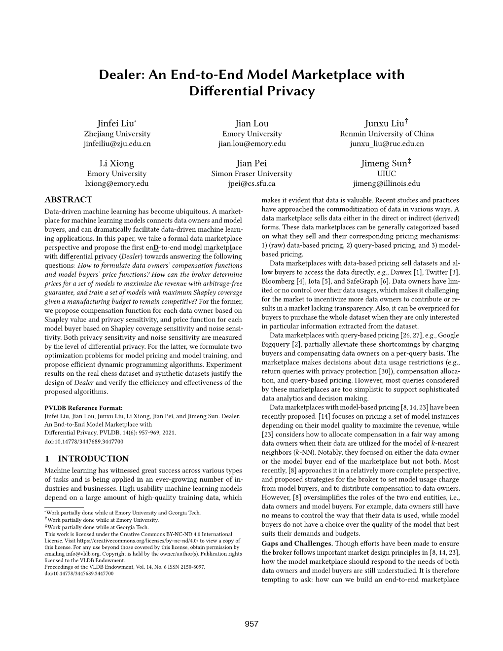 An End-To-End Model Marketplace with Differential Privacy