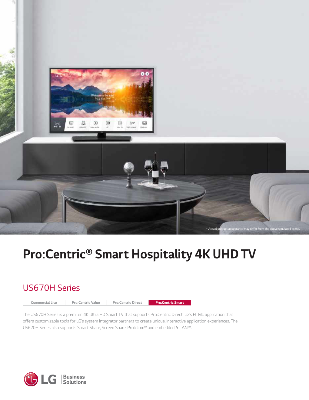 Pro:Centric® Smart Hospitality 4K UHD TV