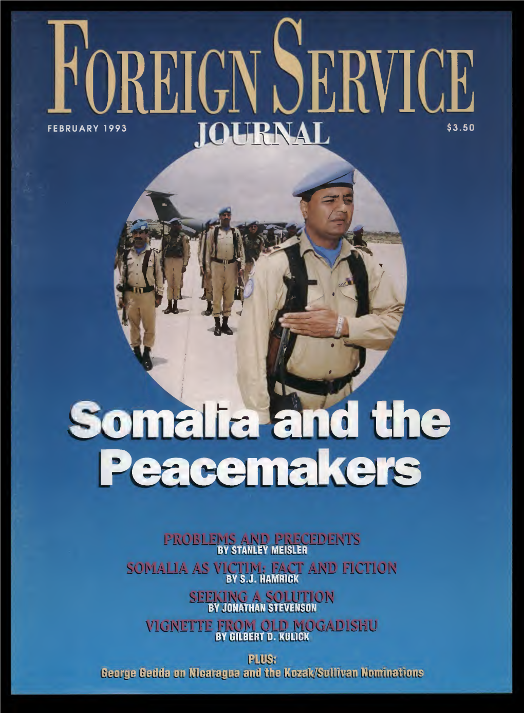 The Foreign Service Journal, February 1993