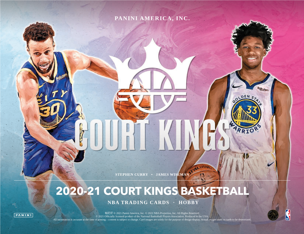 2020-21 Court Kings Basketball Nba Trading Cards · Hobby