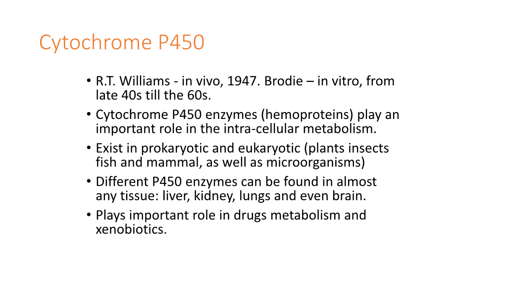 Cytochrome P450