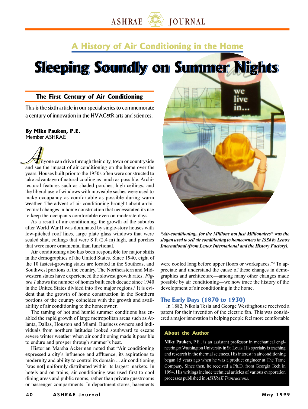 Sleeping Soundly on Summer Nights