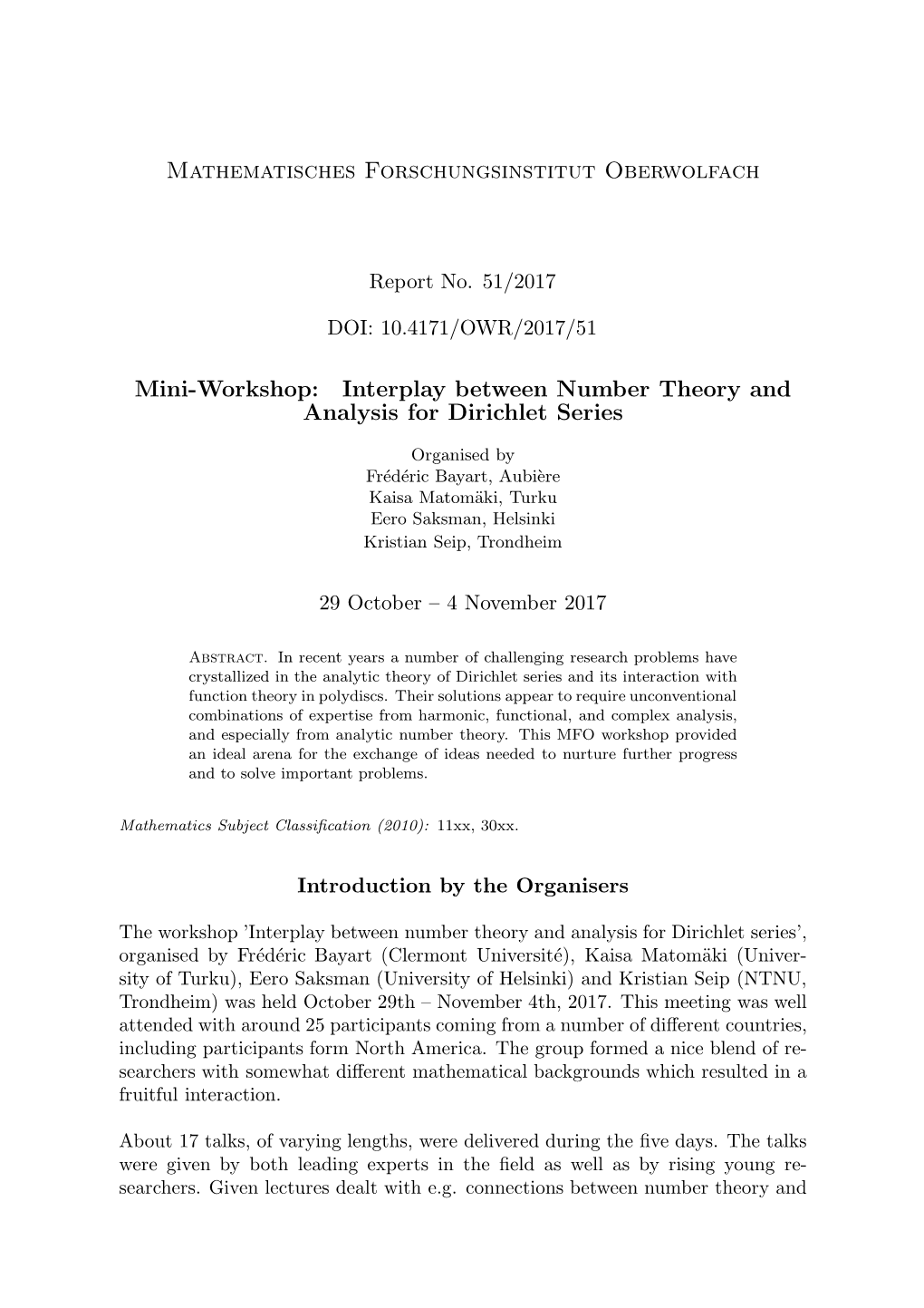 Interplay Between Number Theory and Analysis for Dirichlet Series