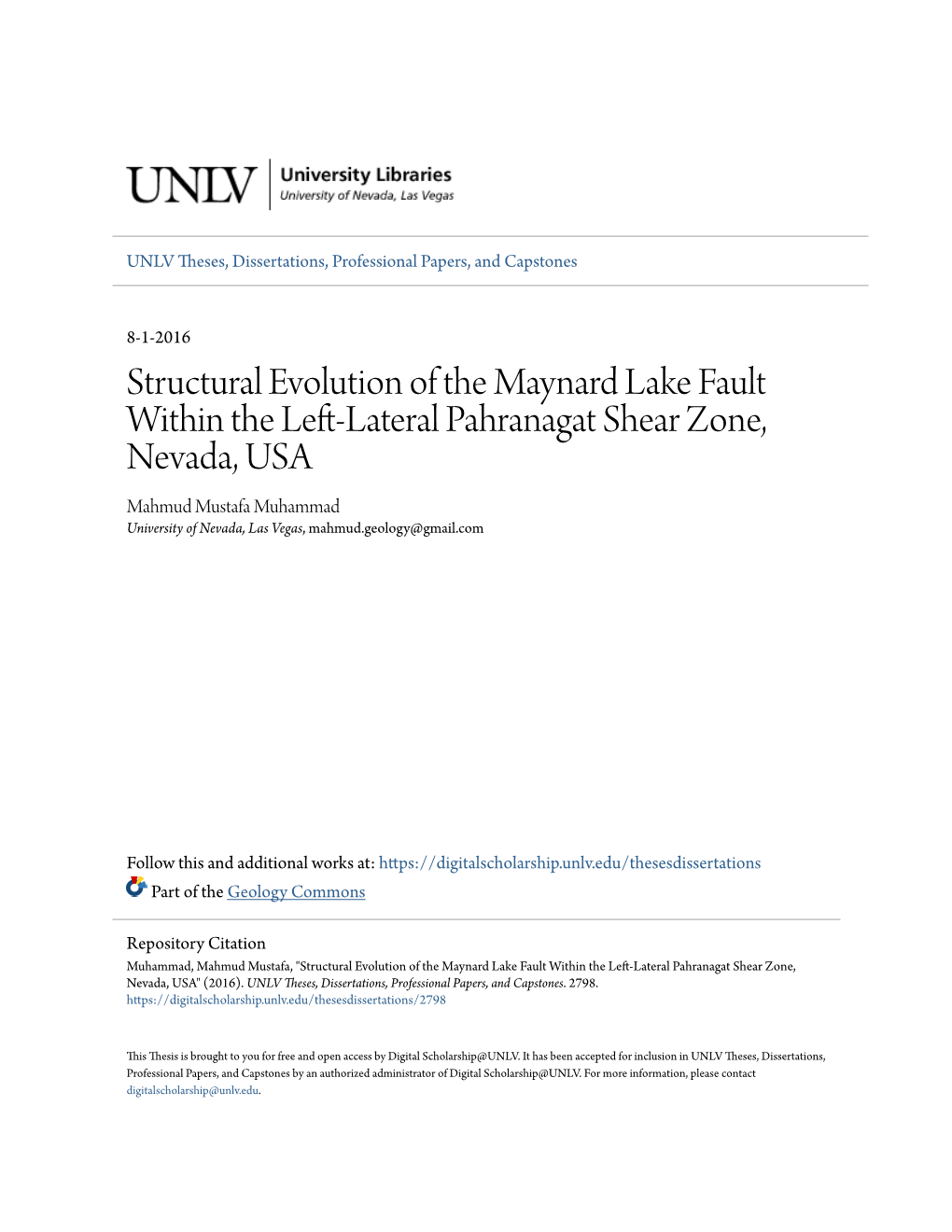 Structural Evolution of the Maynard Lake Fault Within the Left-Lateral