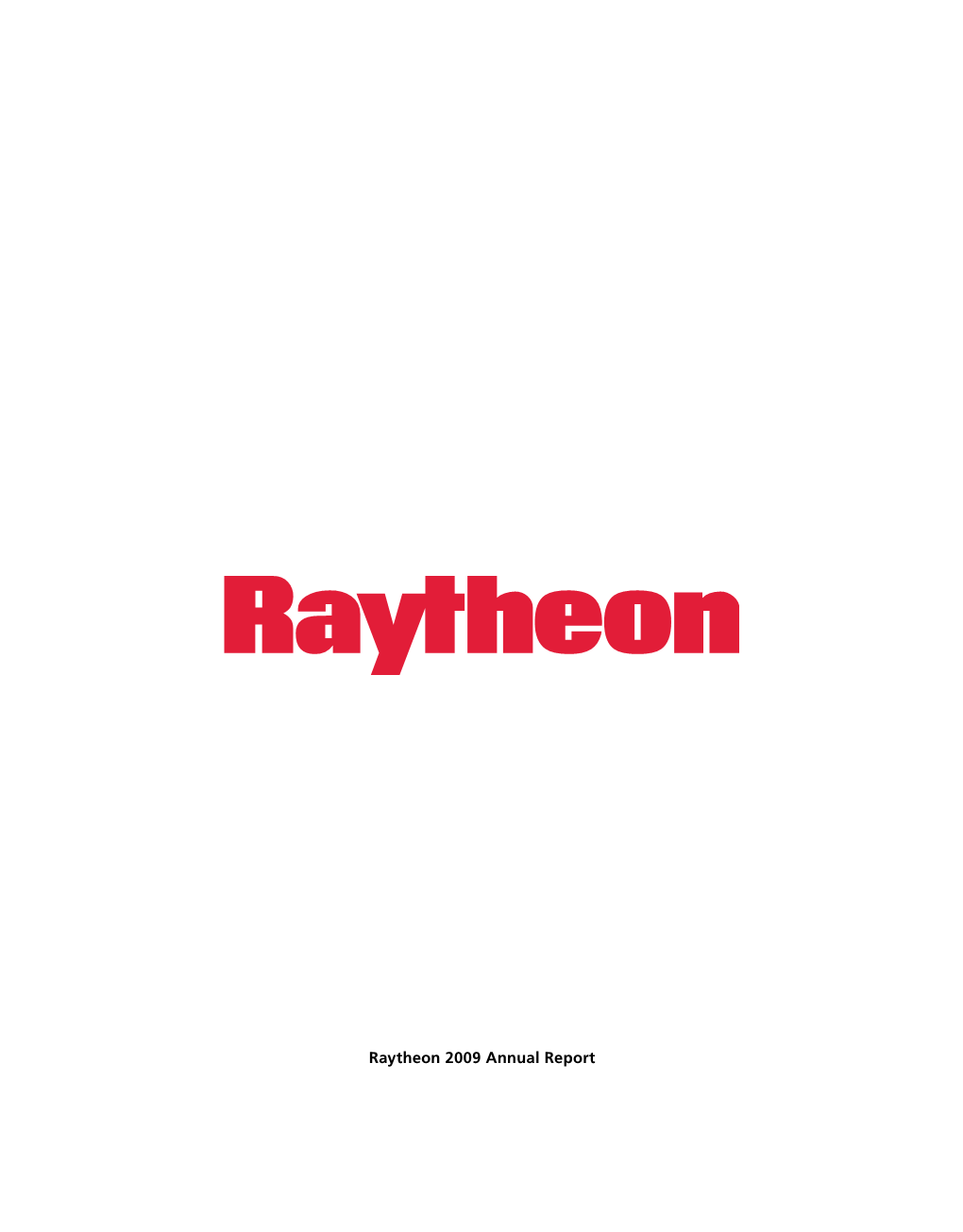 Raytheon 2009 Annual Report 2010 Board of Directors