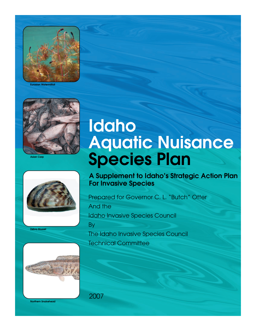 Idaho Aquatic Nuisance Species Plan, 2007