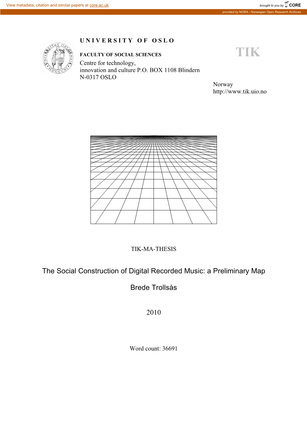 Table of Contents Abstract