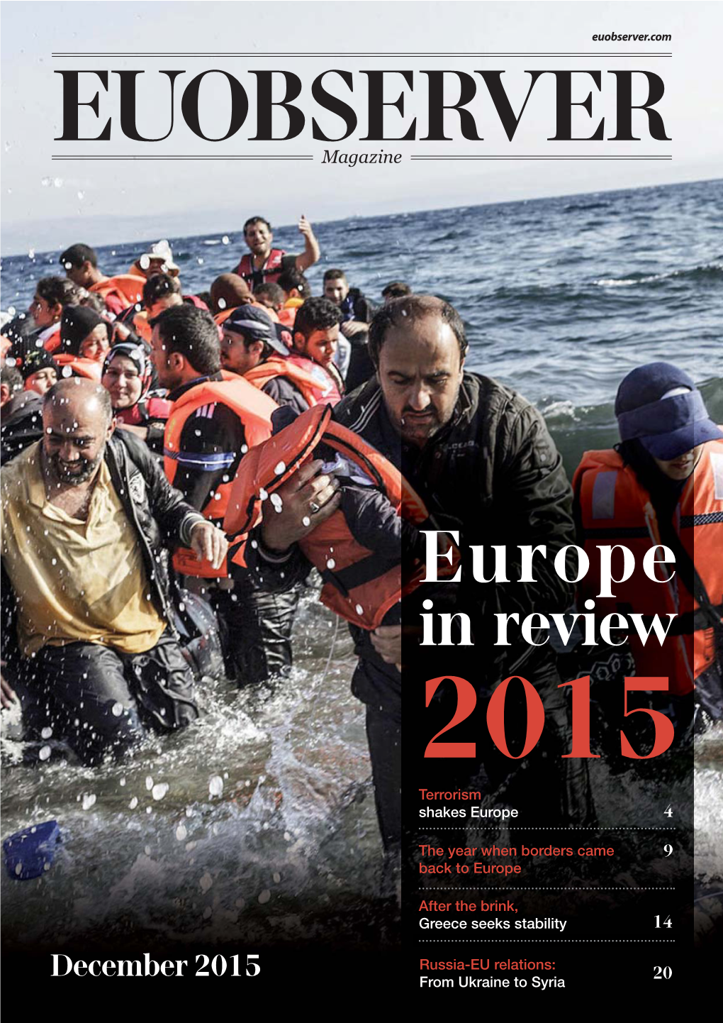 Europe in Review 2015 Terrorism Shakes Europe 4