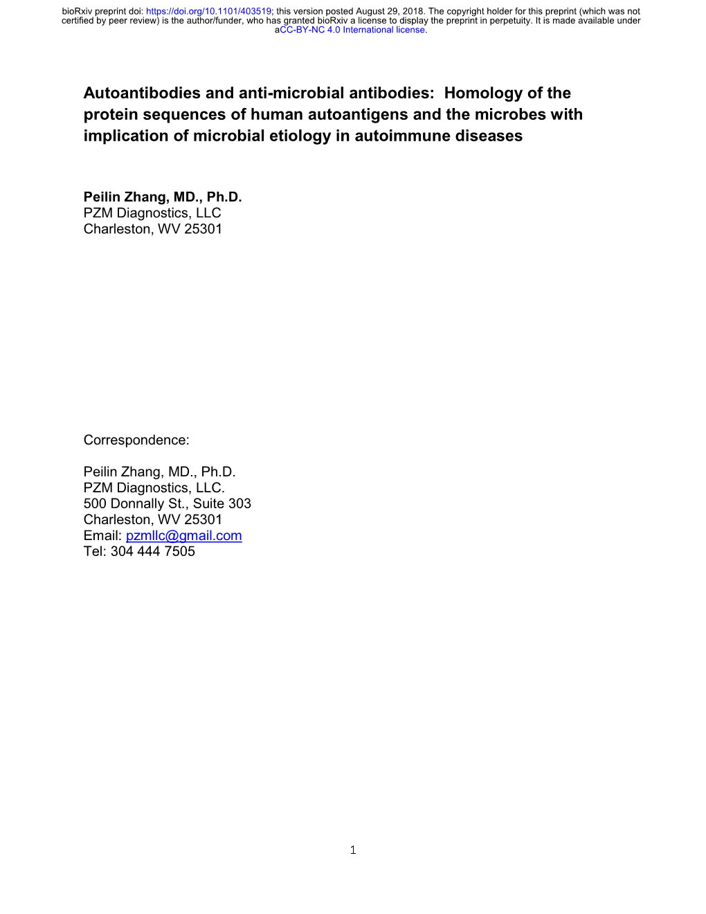 Autoantibodies and Anti-Microbial Antibodies