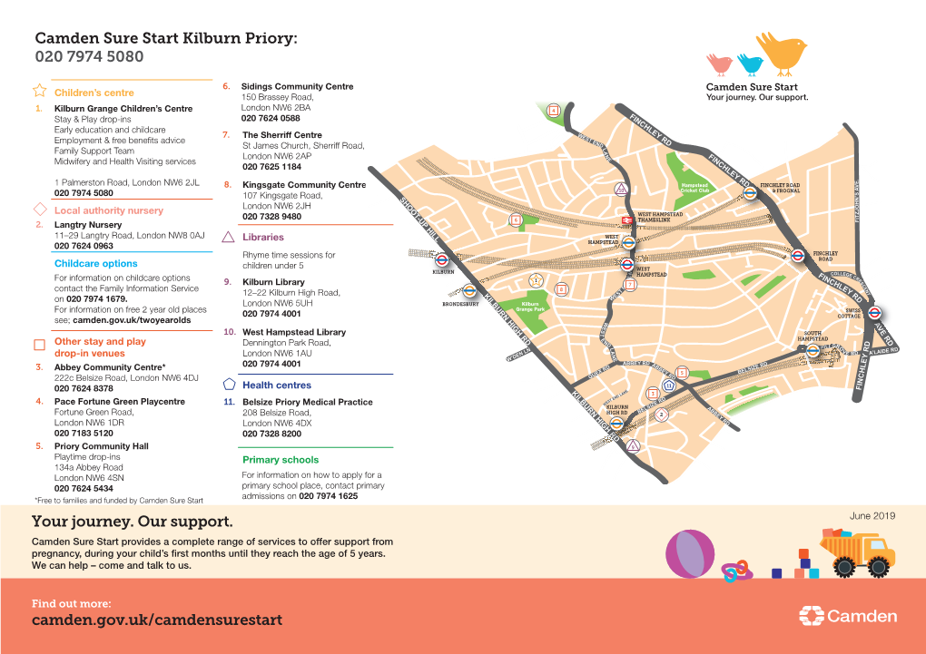 Kilburn Priory Children's Centre Weekly Programme and Activity