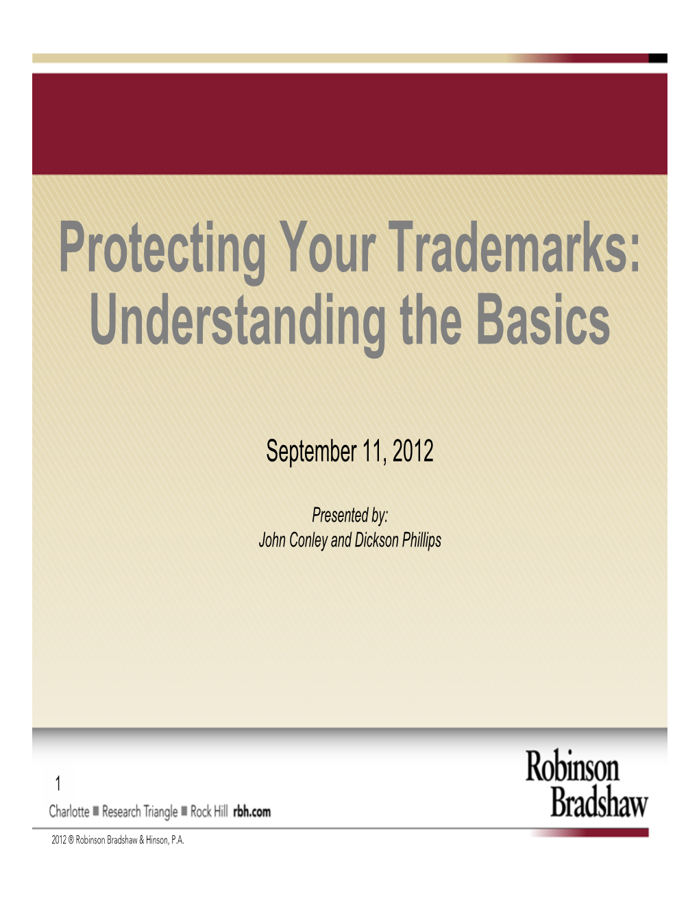 Trademarks: Understanding the Basics