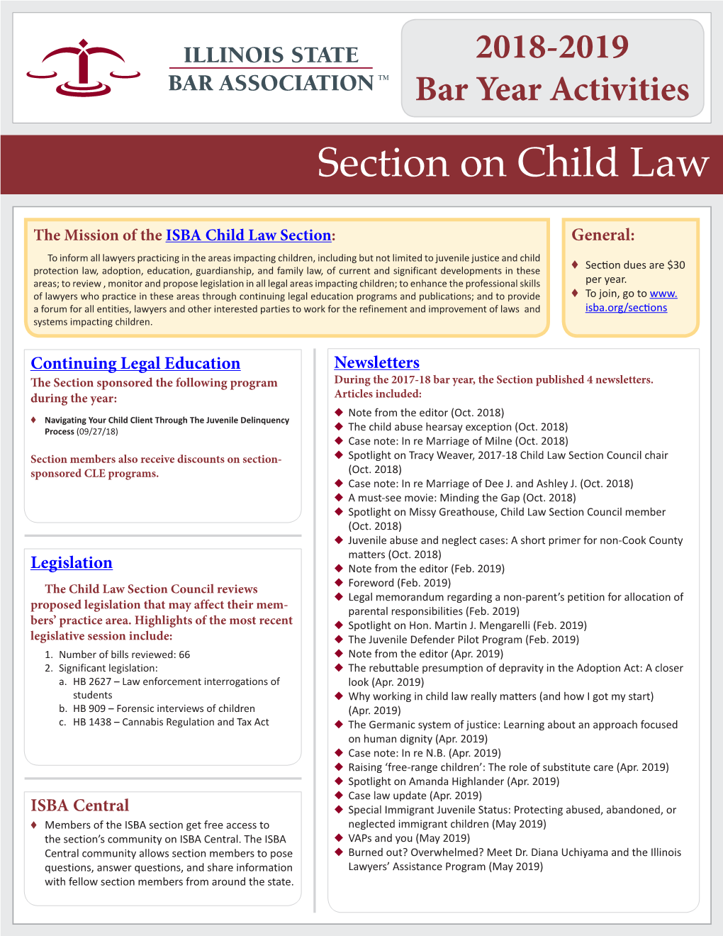 Section on Child Law